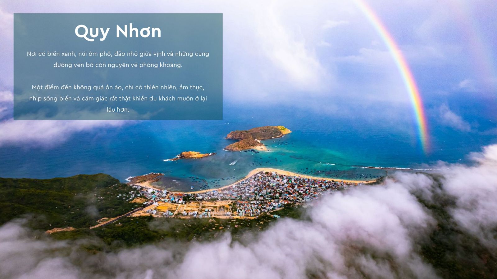 Cầu vồng trên bán đảo Quy Nhơn